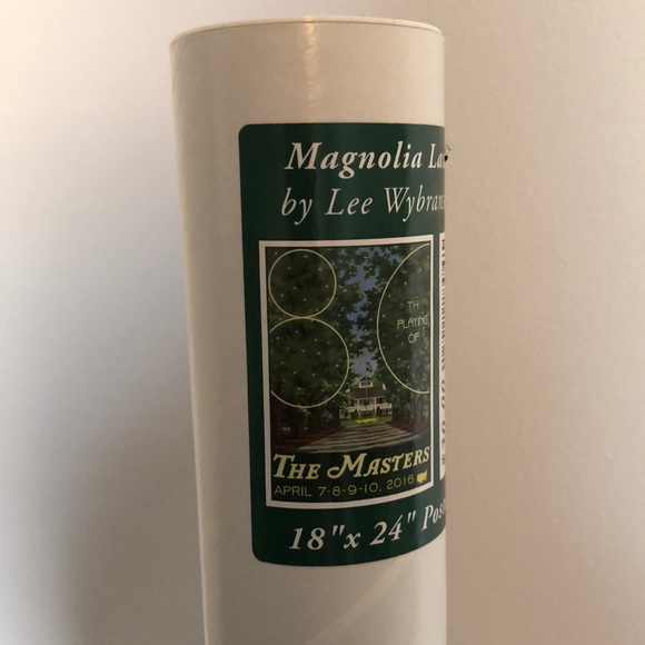 Masters Tournament 80th Anniversary Poster - Picture 1 of 3